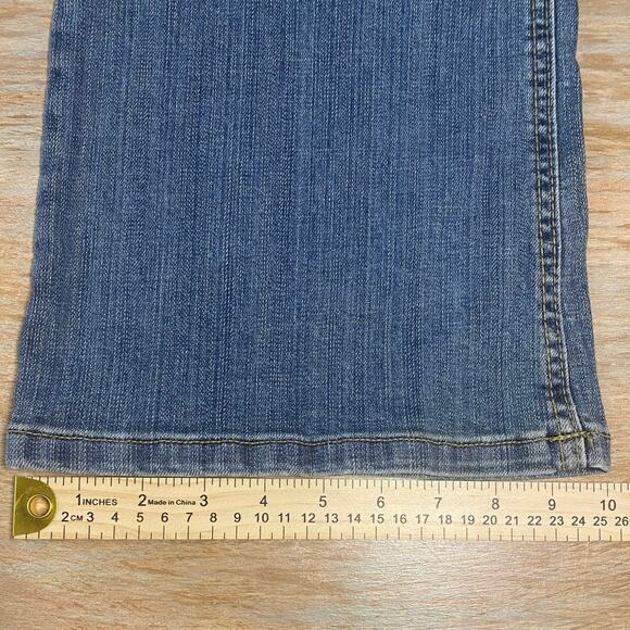 Lands' End Women’s Size 12 Bootcut Jeans Medium Wash Stretch Denim - Picture 5 of 8